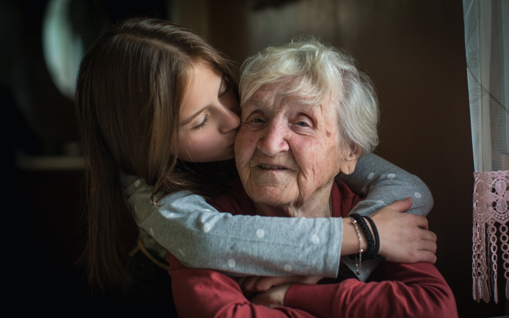 elder and child