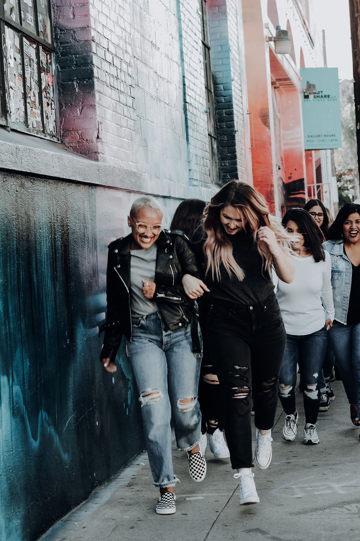  A group of women walking