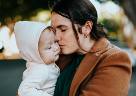 woman and baby