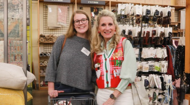 Shoppers at World Market
